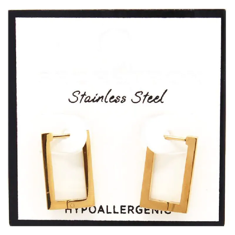 STAINLESS STEEL EARRINGS ( 8041 GD ) sold by Oh My Jewelry