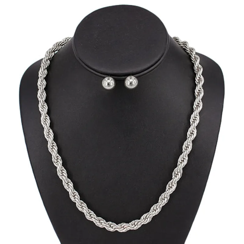 8mm CHAIN NECKLACE ( 7294 20RD ) sold by Oh My Jewelry