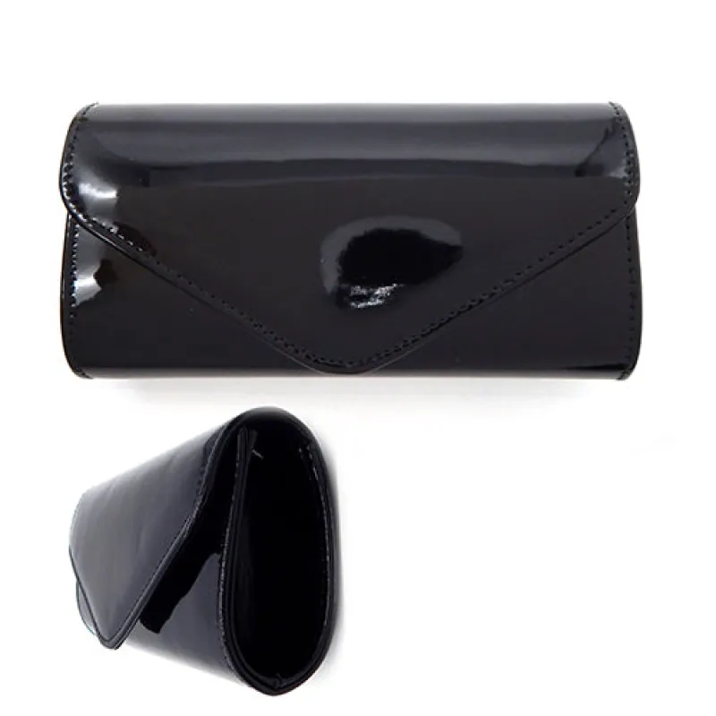 POLISHED ENAMEL CLUTCH ( 6189 BLK ) sold by Oh My Jewelry