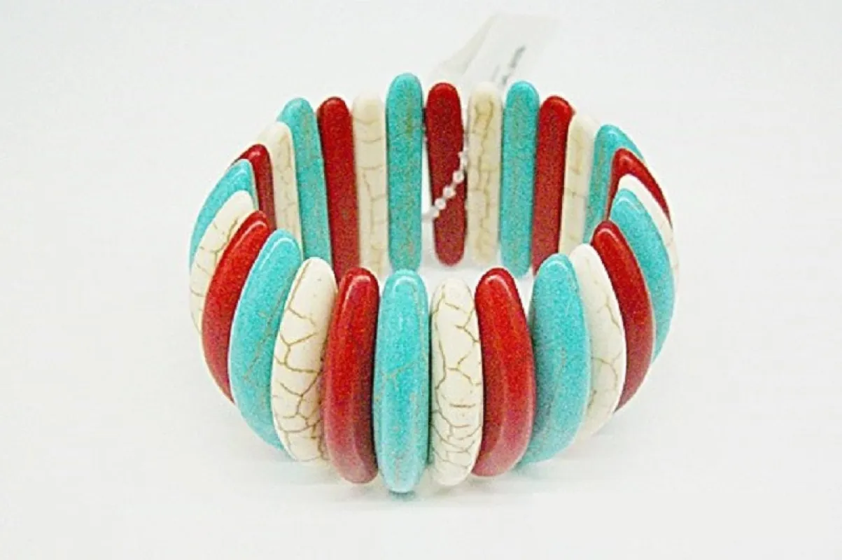 MULTICOLOR STRETCH BRACELET ( 0062 MT ) sold by Oh My Jewelry