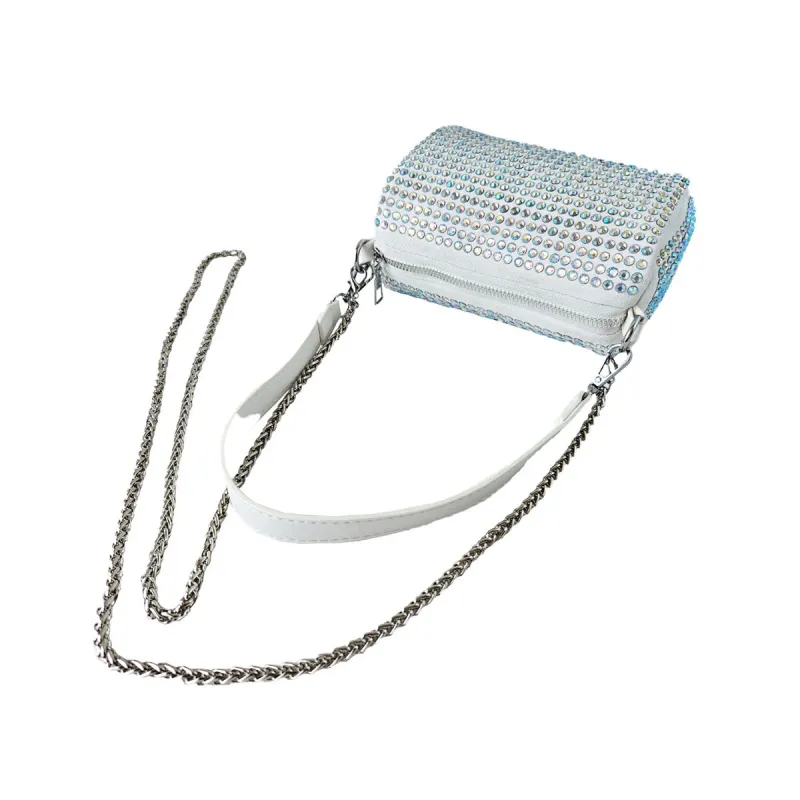 WHITE PURSE AB STONES ( 0014 WHAB ) sold by Oh My Jewelry