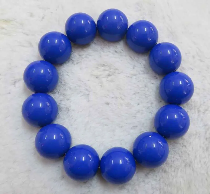 ROYAL BLUE PEARL STRETCH BRACELET ( 602 ROBL ) sold by Oh My Jewelry