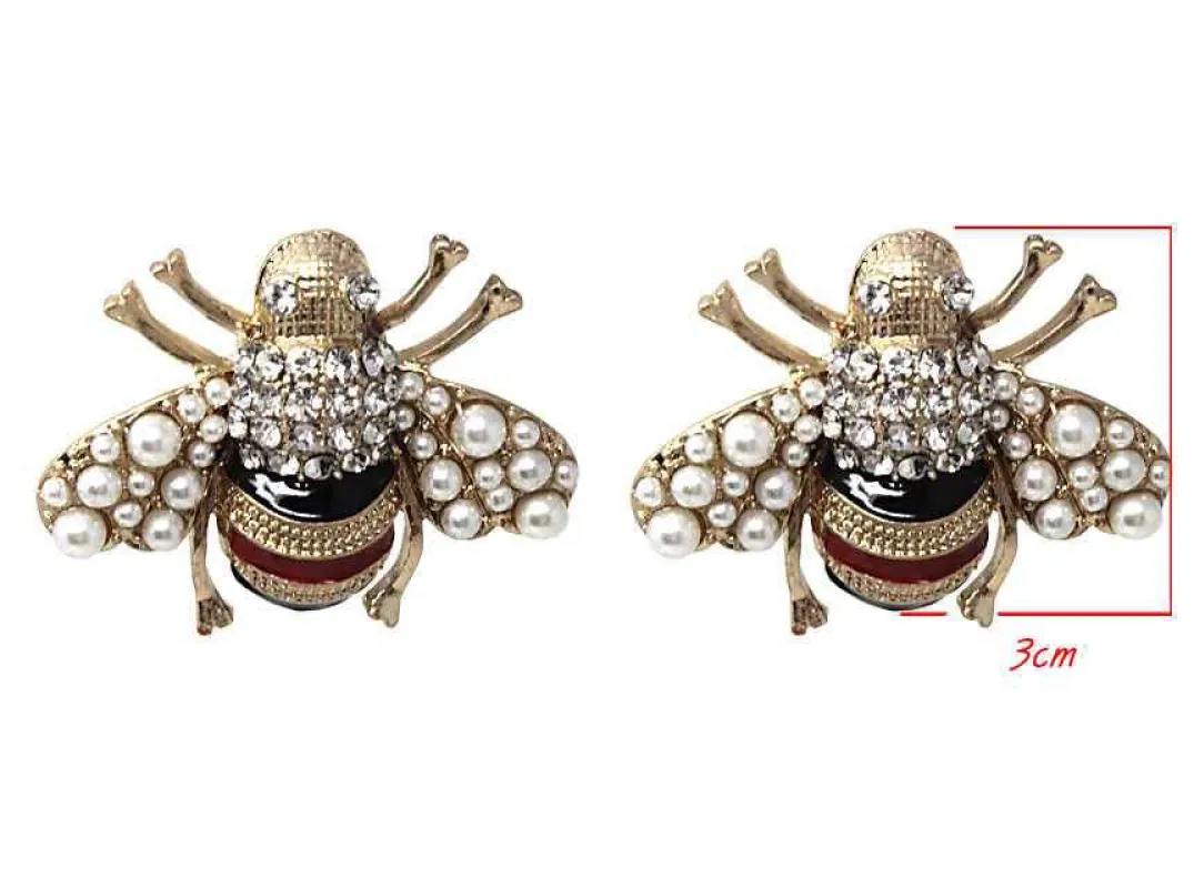 BEE EARRINGS ( 5904 WGMT ) sold by Oh My Jewelry