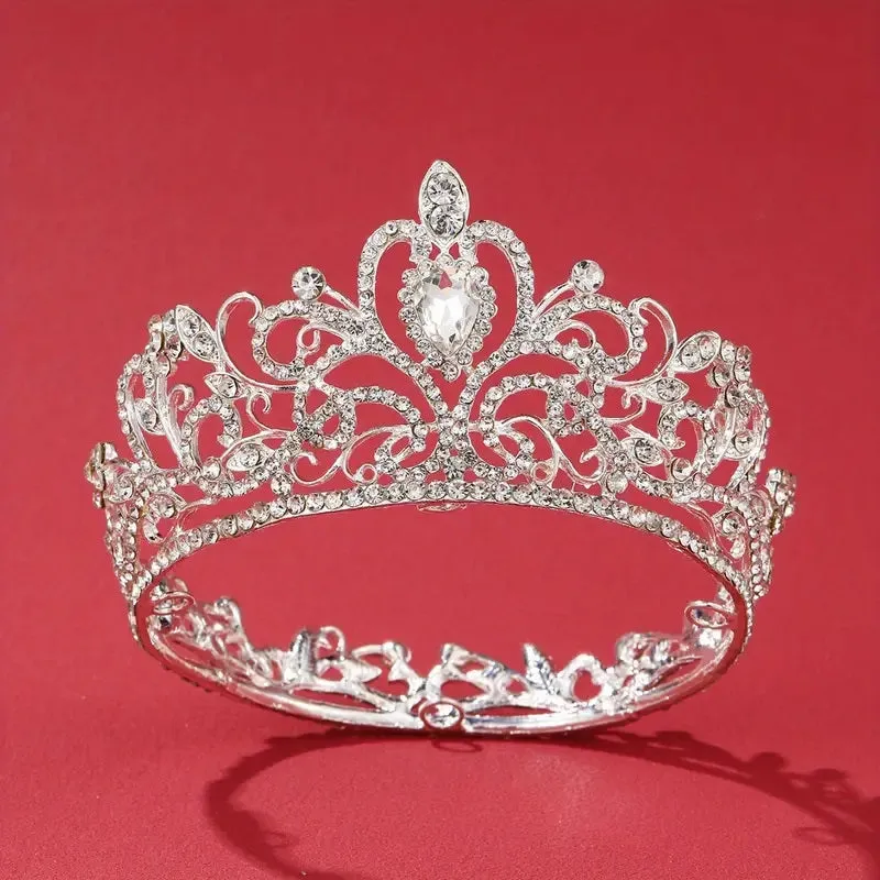 SMALL SILVER CROWN CLEAR STONES ( 73044 ) sold by Oh My Jewelry