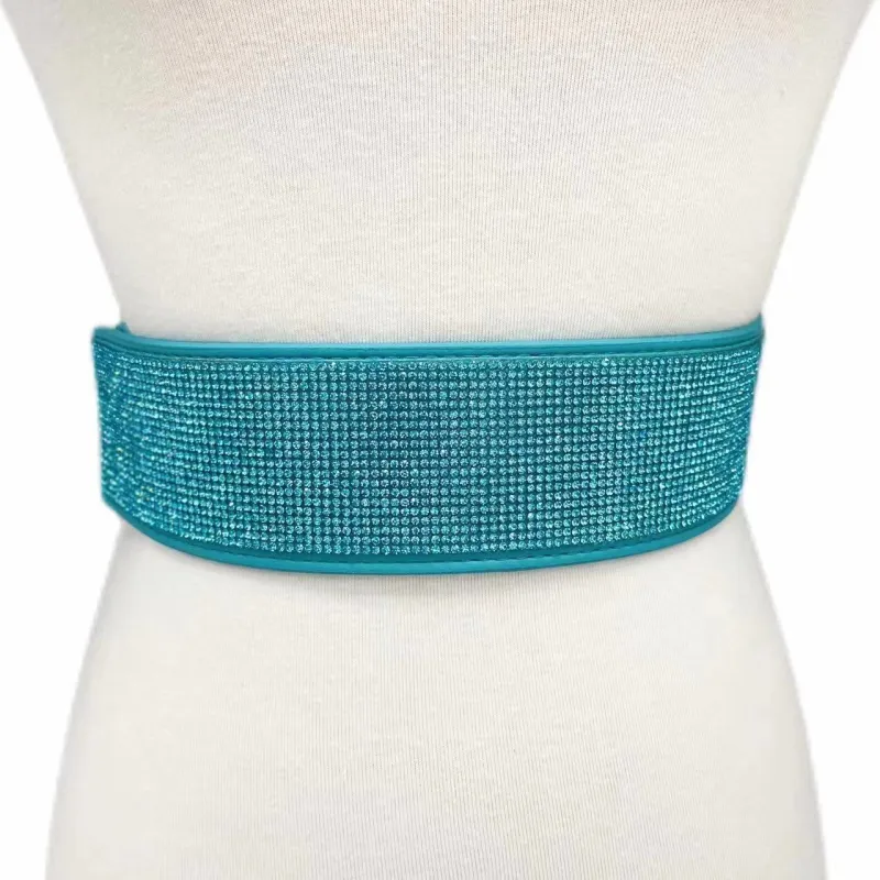 TURQUOISE STRETCH BELT STONES ( 0369 TQST ) sold by Oh My Jewelry