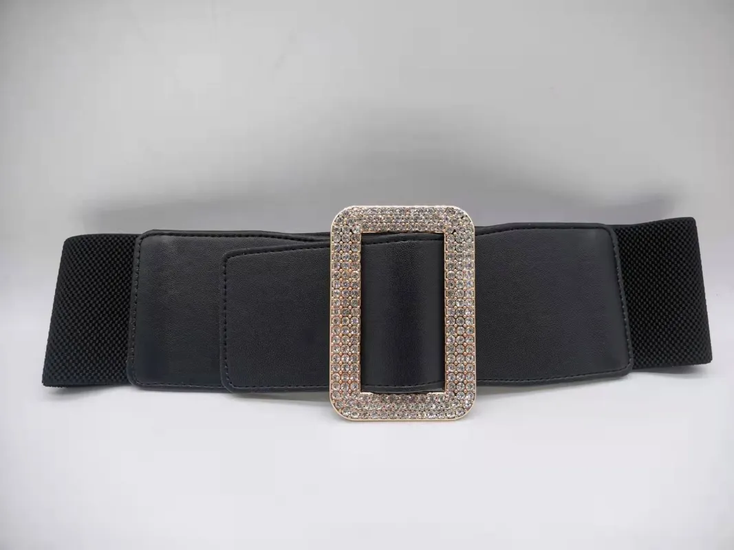 BLACK GOLD STRETCH BELT ( 0230 GEBK ) sold by Oh My Jewelry