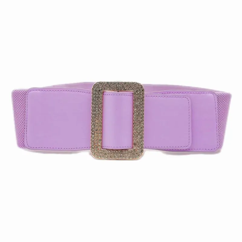 LIGHT PURPLE GOLD STRETCH BELT ( 0230 GDLP ) sold by Oh My Jewelry