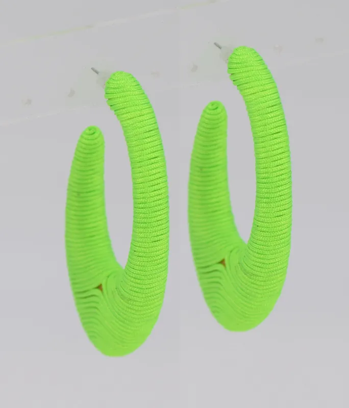 THREAD WRAPPED EARRINGS ( 2224 NGN ) sold by Oh My Jewelry