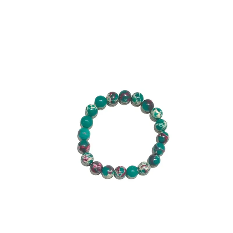 TURQUOISE NATURAL STONE STRETCH BRACELET ( 35 23 ) sold by Oh My Jewelry