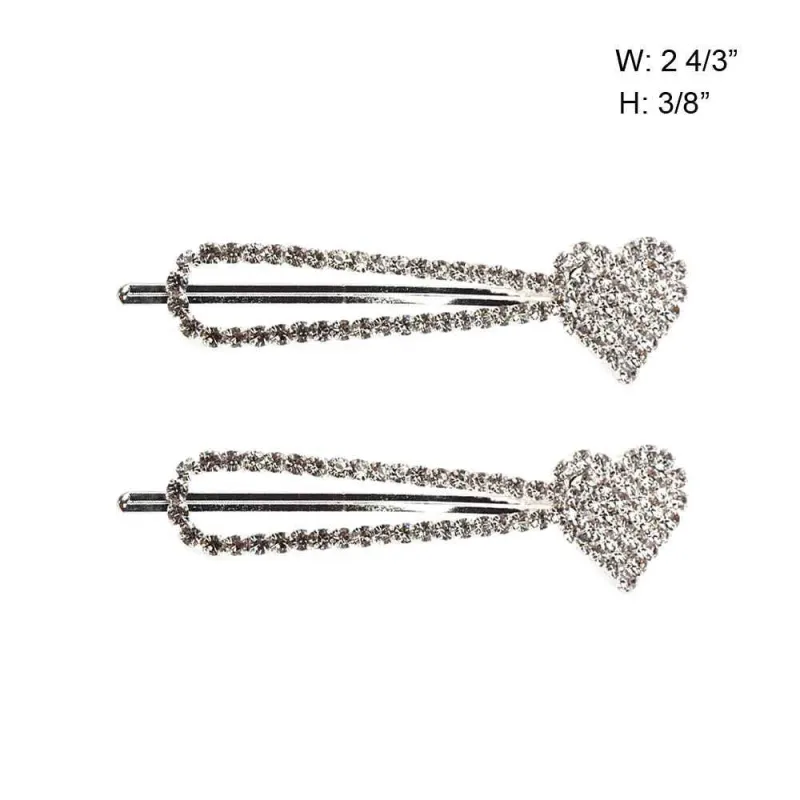 2 PIECE RHINESTONE HAIR PIN ( 10145 S ) sold by Oh My Jewelry