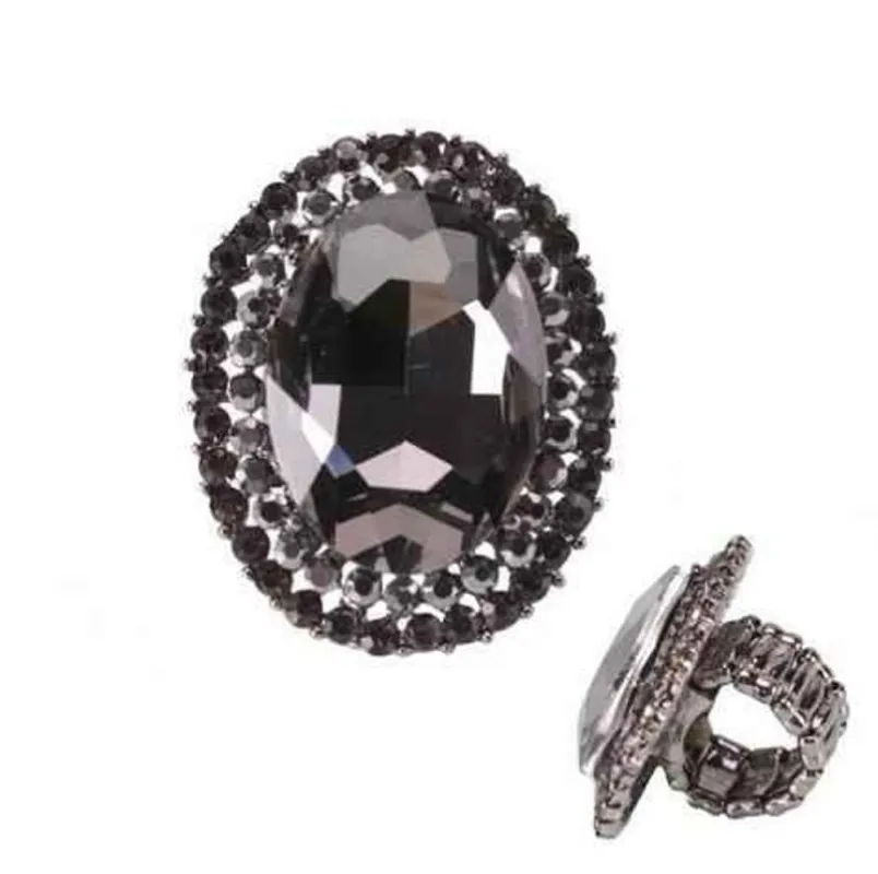 HEMATITE STRETCH RING BLACK STONES ( 194 BJT ) sold by Oh My Jewelry