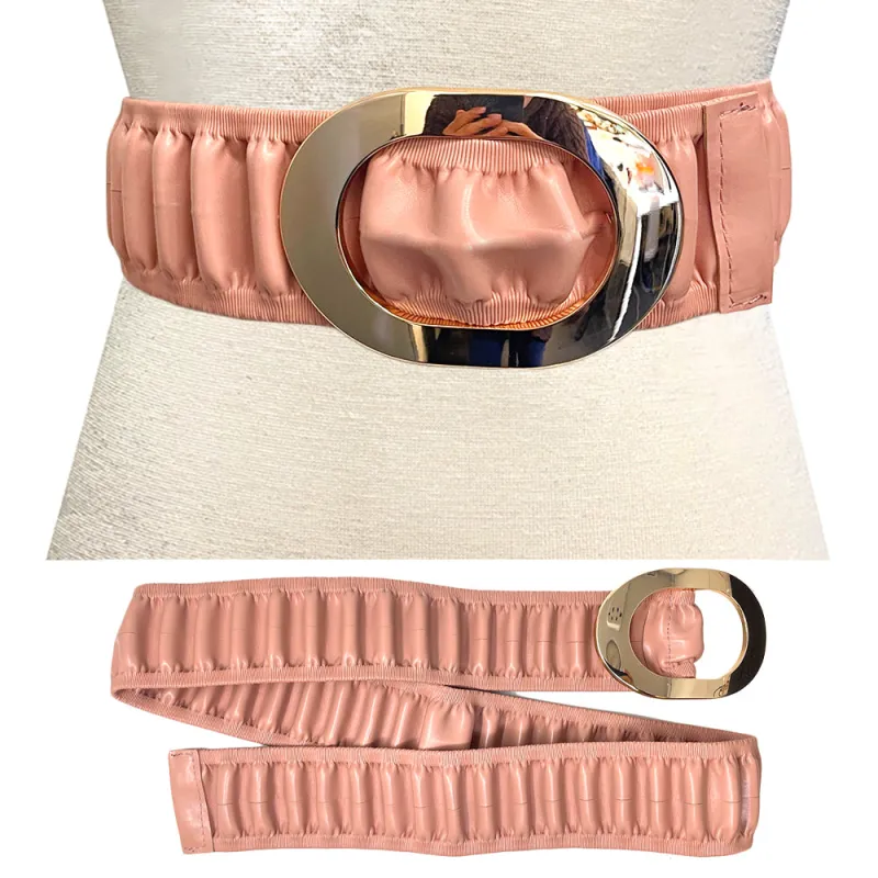 LIGHT PINK STRETCH BELT ( 50118 LPK ) sold by Oh My Jewelry