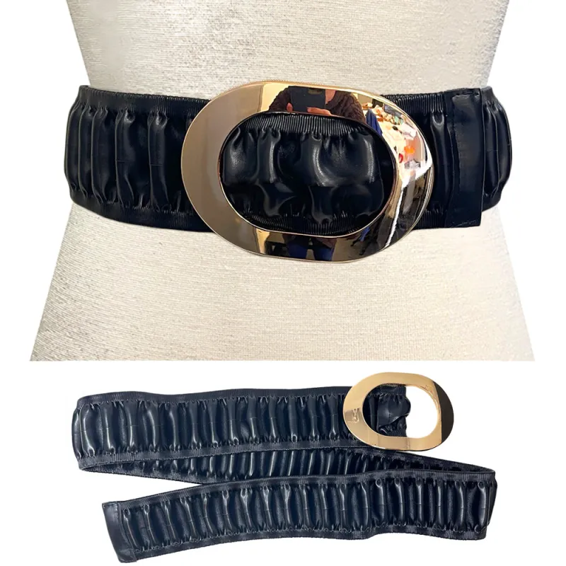 BLACK STRETCH BELT ( 50118 BK ) sold by Oh My Jewelry