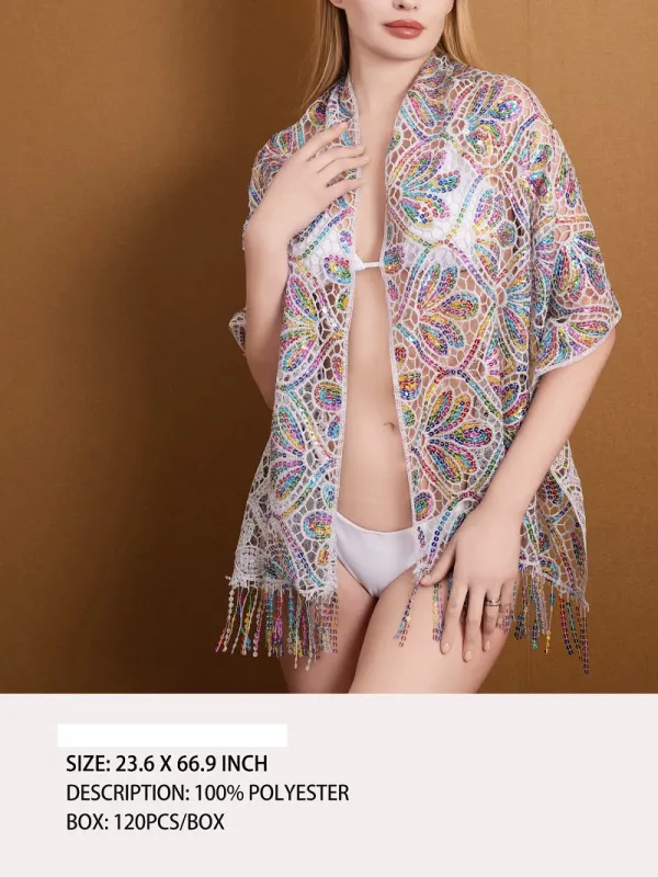 MULTI COLOR WOMENS SCARF ( 5078 MULTI ) made by Alice + Olivia