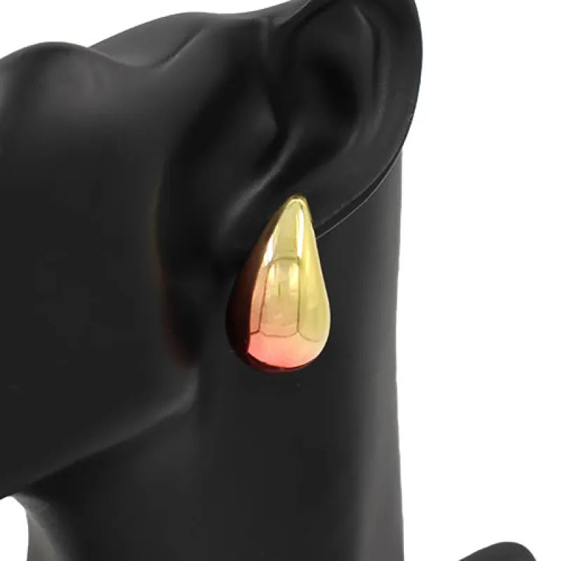 RED TEARDROP EARRINGS ( 2517 RED ) sold by Oh My Jewelry