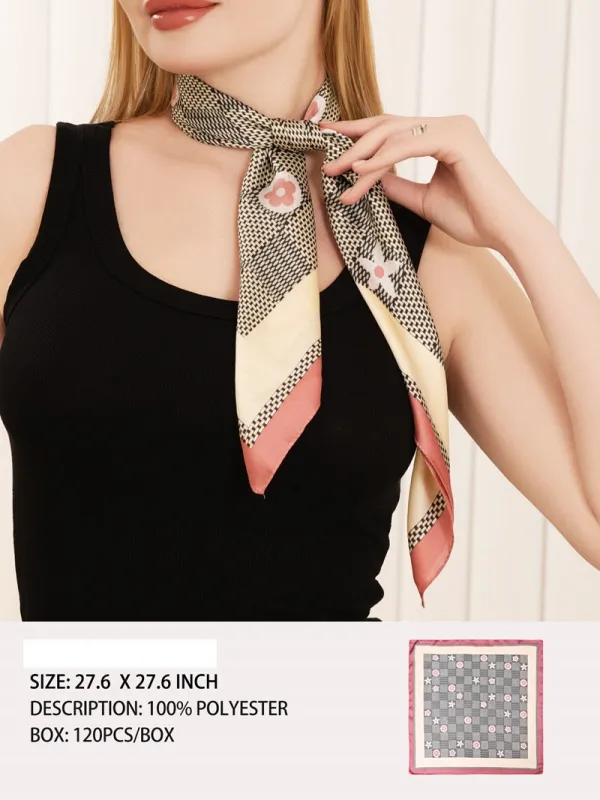 PINK WOMAN SCARF ( 5071 PINK ) sold by Oh My Jewelry