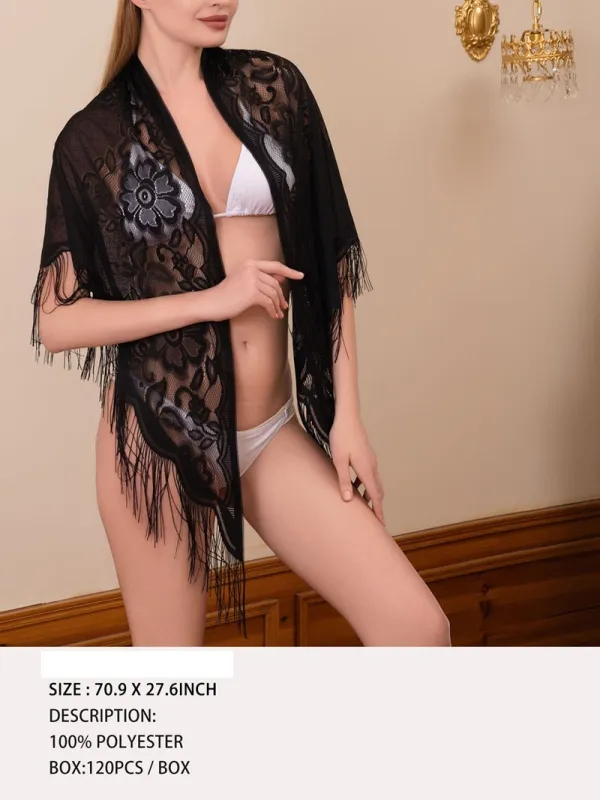 BLACK WOMEN'S SCARF ( 5093 BLACK ) sold by Oh My Jewelry