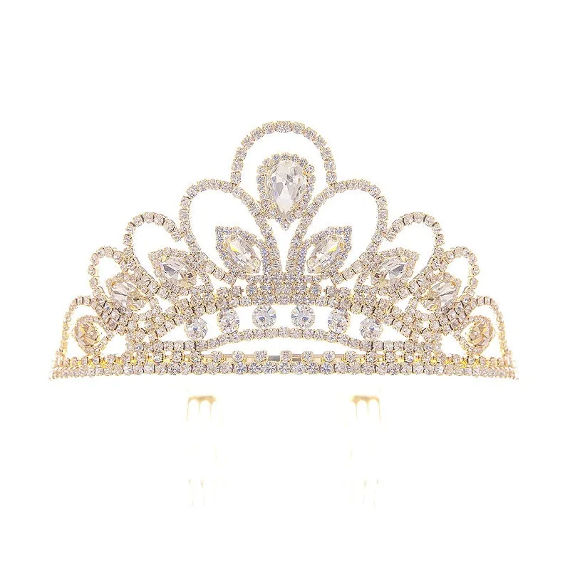 GOLD CROWN CLEAR STONES ( 60718 CRG ) sold by Oh My Jewelry