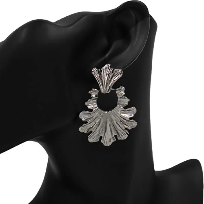 HEMATITE METAL EARRINGS ( 4335 HT ) sold by Oh My Jewelry