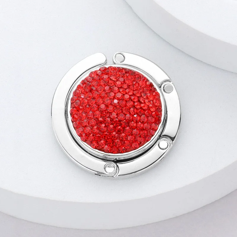 SILVER RED PURSE HOOK ( MBH RD ) sold by Oh My Jewelry