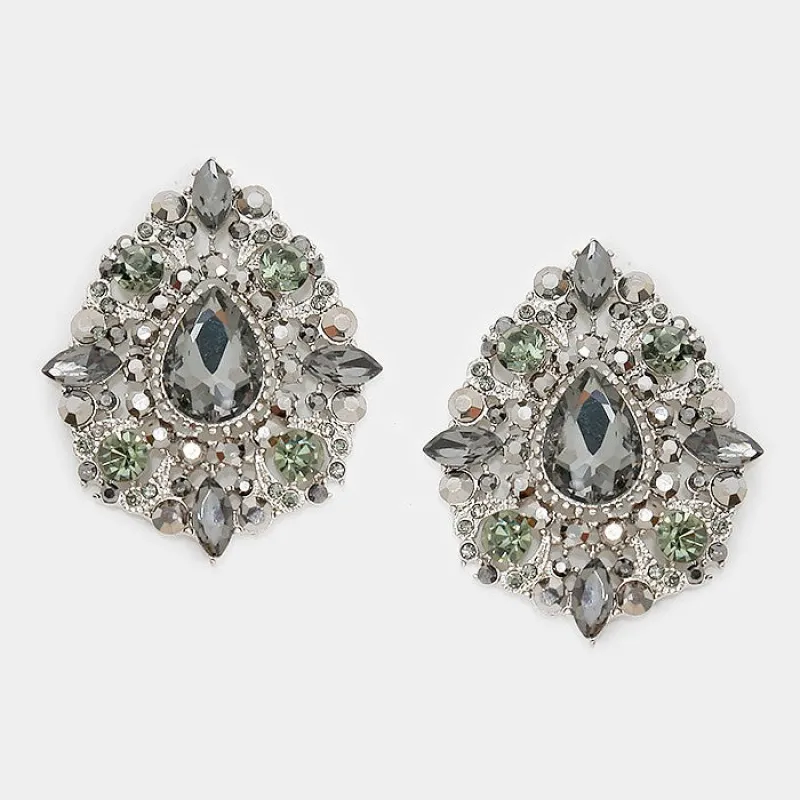 HEMATITE EARRINGS HEMATITE STONES ( 1762 HM ) sold by Oh My Jewelry