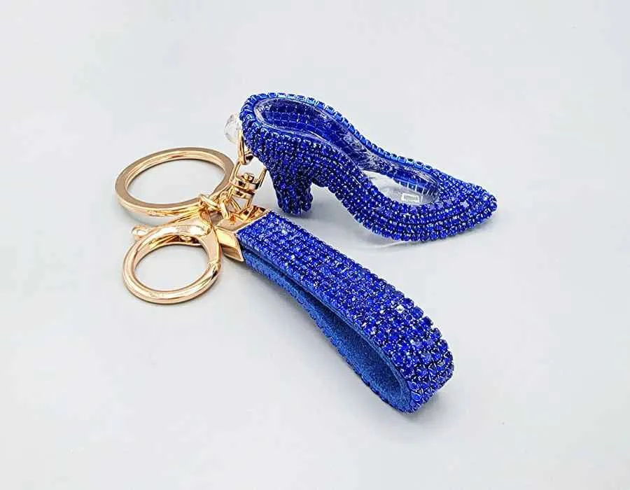BLUE SHOE KEYCHAIN ( 1649 SP ) sold by Oh My Jewelry
