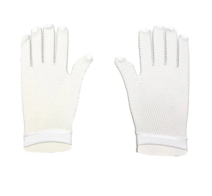 WHITE FISHNET GLOVES ( 0016 WH ) made by Oh My Jewelry