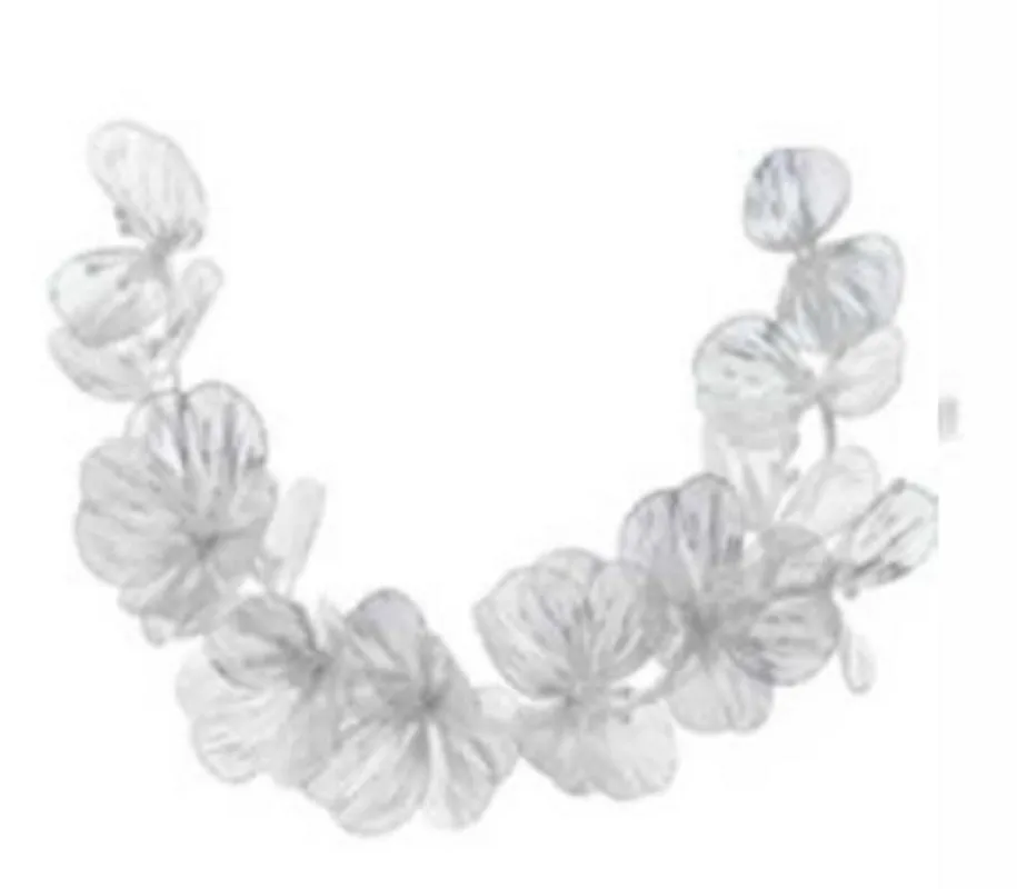WHITE FLOWER HAIR ACCESSORY ( 11122023 ) sold by Oh My Jewelry