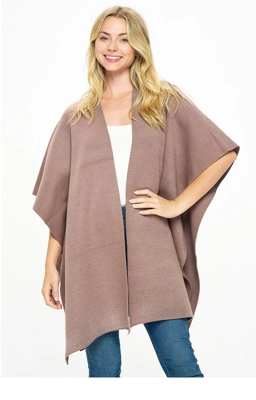 KHAKI COLOR CLEAR STONES SHAWL ( 0160 KAC ) sold by Oh My Jewelry