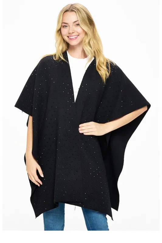 BLACK SHAWL BLACK STONES ( 0185 BKJ ) sold by Oh My Jewelry