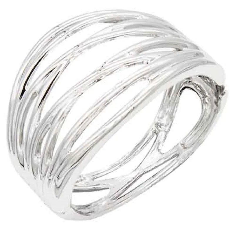 SILVER METAL BANGLE ( 5510 SV ) sold by Oh My Jewelry