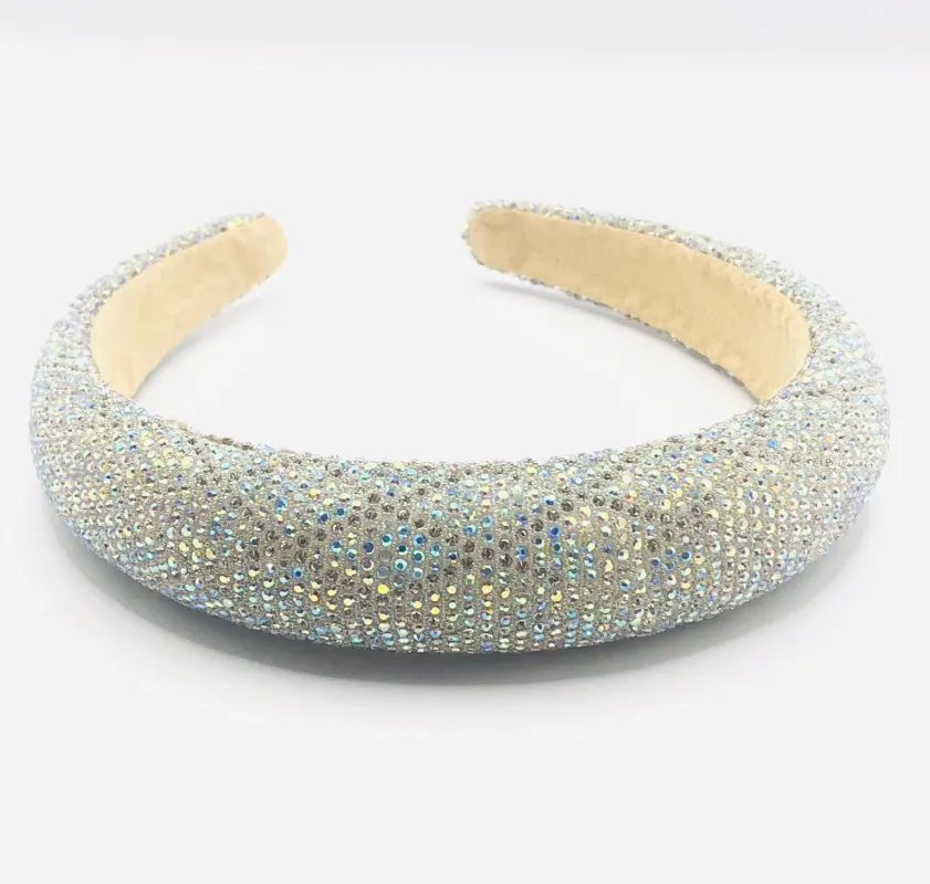 AB RHINESTONE HEADBAND ( 08703A AB ) sold by Oh My Jewelry