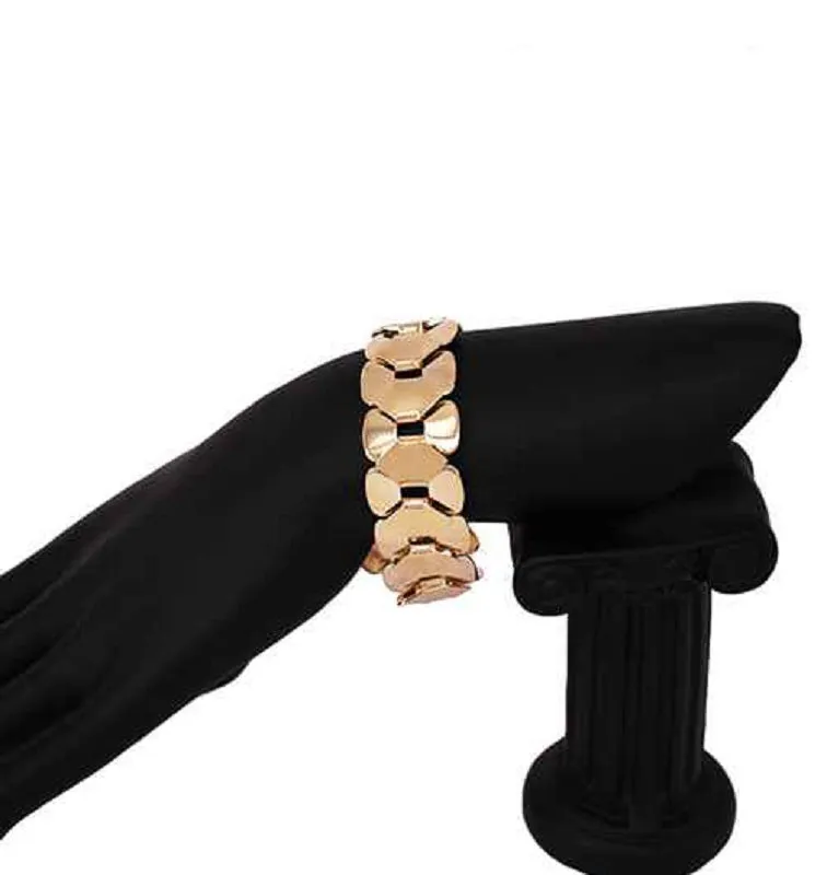 GOLD METAL BRACELET ( 5021 GD ) sold by Oh My Jewelry