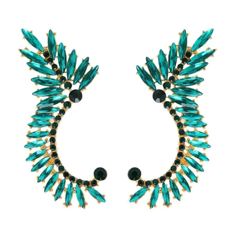 GOLD GREEN CLEAR STONES ( 12238 GGR ) sold by Oh My Jewelry