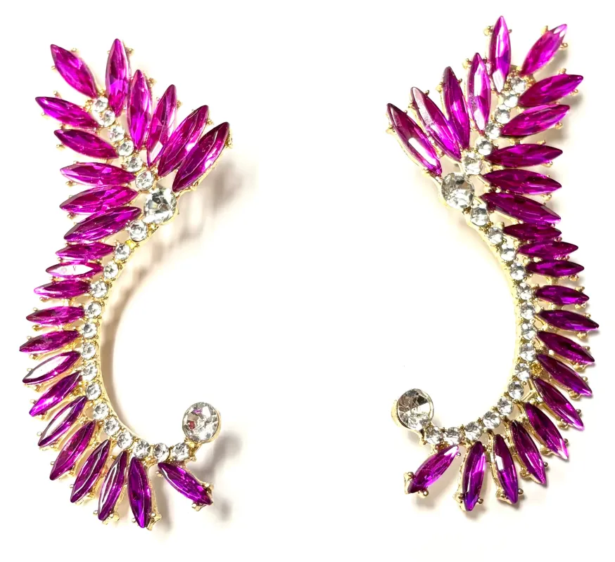 GOLD PURPLE CLEAR STONES ( 12238 GPU ) sold by Oh My Jewelry