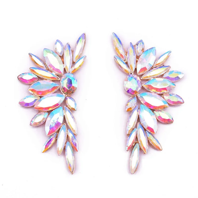 GOLD EARRINGS AB STONES ( 12164 GAB ) sold by Oh My Jewelry