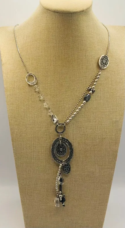 SILVER CHARM NECKLACE ( 41182 10 ) sold by Oh My Jewelry