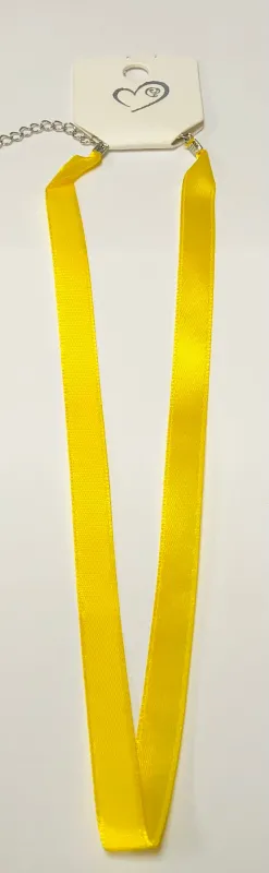 YELLOW FABRIC NECKLACE FOR CHARMS ( 1237 -1YE ) sold by Oh My Jewelry