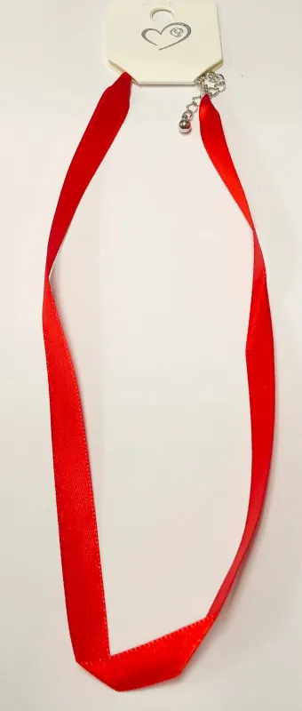 RED FABRIC NECKLACE FOR CHARMS ( 1237 1CR ) sold by Oh My Jewelry