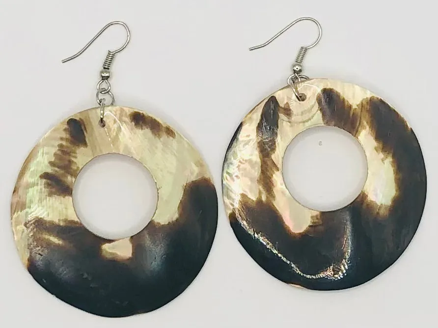 Abalone Shell Earrings ( 025 ) sold by Oh My Jewelry