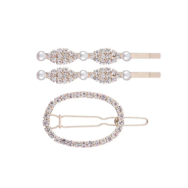 GOLD 3 PIECE HAIR PIN SET ( 71878 ) sold by Oh My Jewelry
