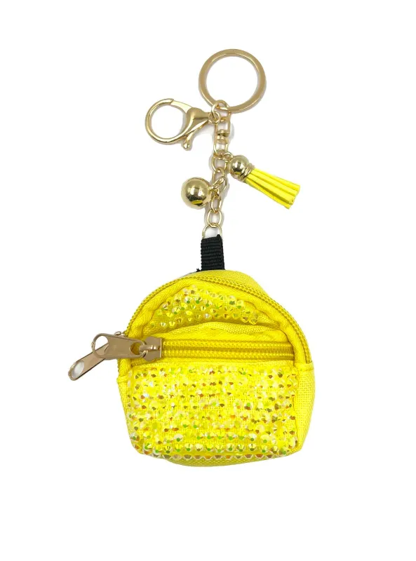 Yellow Keychain Red Stones ( 0203 YWYWX ) sold by Oh My Jewelry