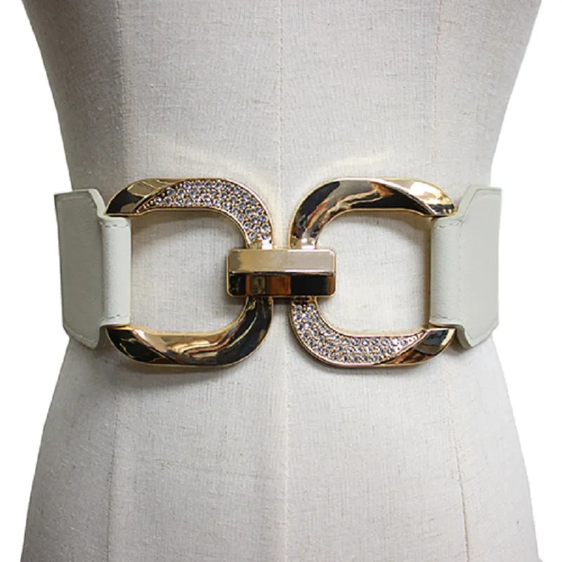 Ivory Color Stretch Belt ( 1204 IV ) sold by Oh My Jewelry