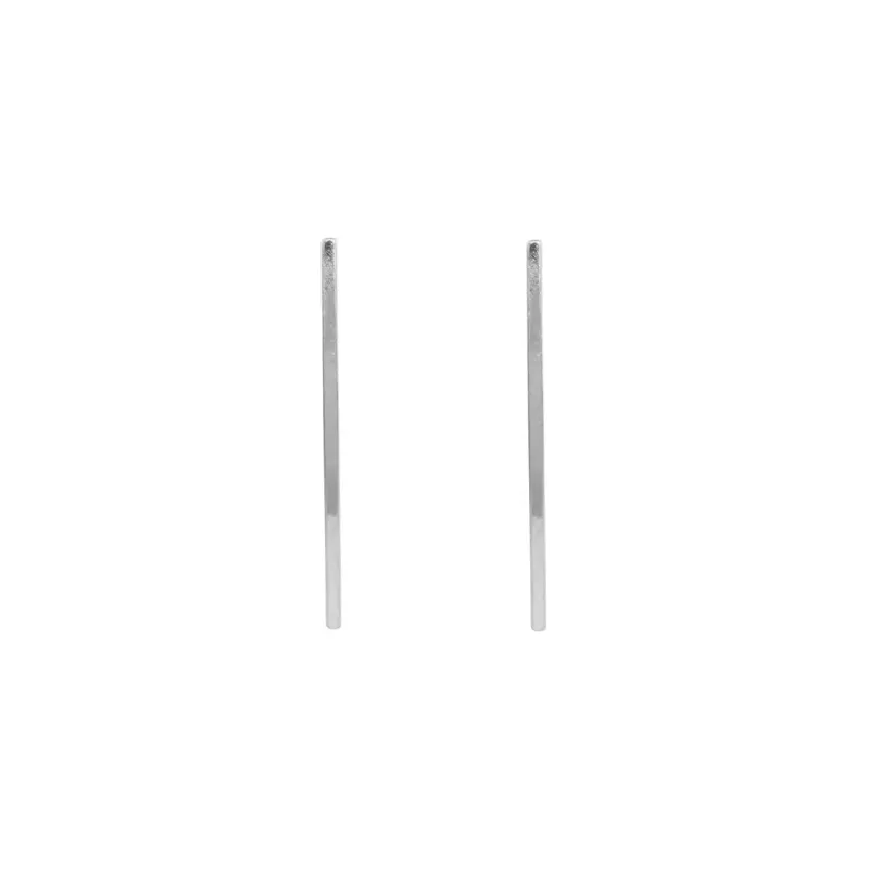 Silver Bar Earrings ( 28112 WS ) sold by Oh My Jewelry