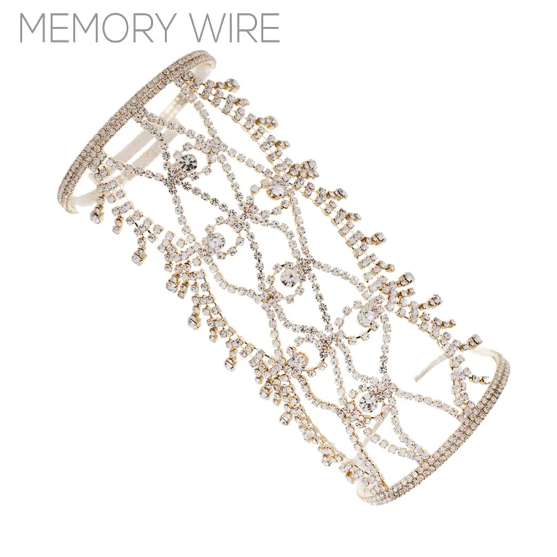 Gold Arm Cuff Clear Stones ( 84339CR-G ) made by Rebecca Minkoff