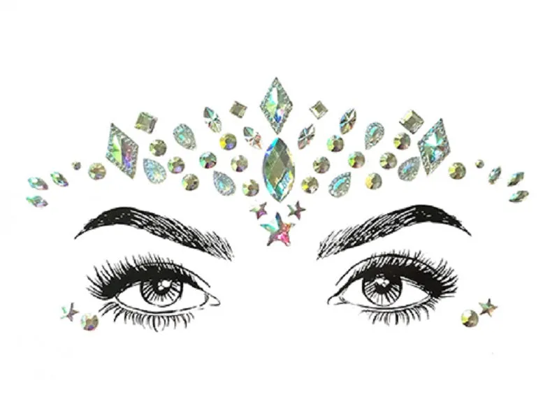 AB Stone Jewelry Facial Stickers ( 1183 ) sold by Oh My Jewelry