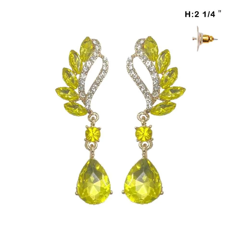 GOLD YELLOW EARRINGS ( 199 GYE ) sold by Oh My Jewelry