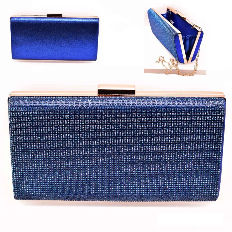 ROYAL BLUE EVENING BAG ( 12168 GRY ) sold by Oh My Jewelry