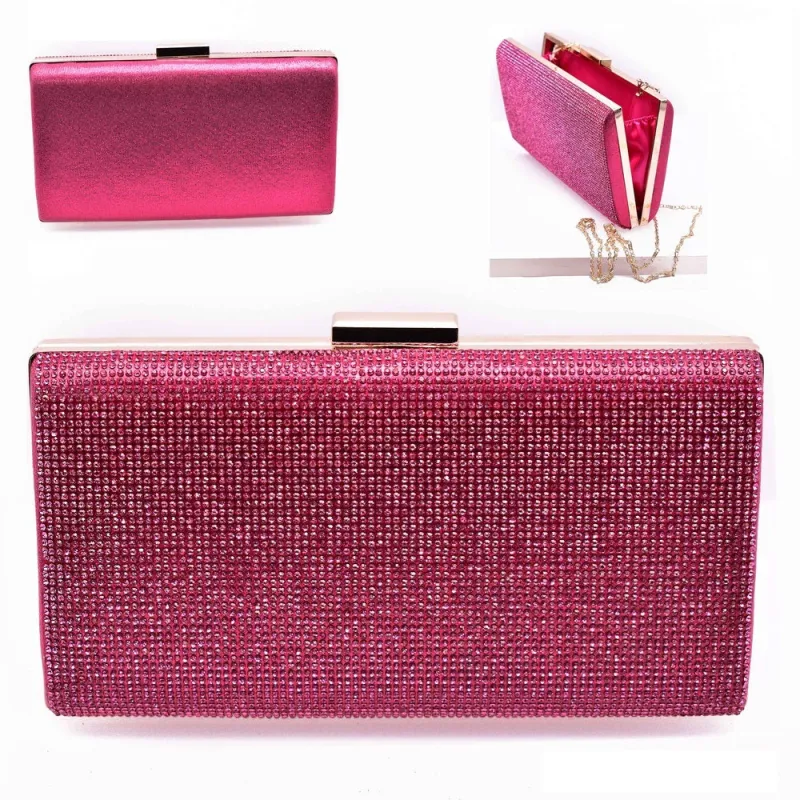 FUCHSIA EVENING BAG ( 12168 FU ) sold by Oh My Jewelry