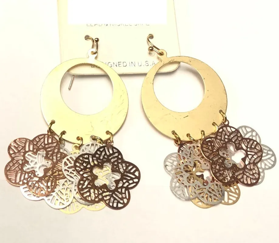 MULTI COLOR EARRINGS ( 9140 ) made by Oh My Jewelry